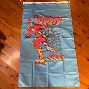 Pre owned aus seller 5x3 fooT Collection being sold MAMBO flash AUSSIE banner flag wall hanging selling my collection of old banners poster