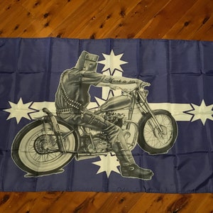 aus seller 5x3 foot Collectable memorabilia NED KELLY Genuine merchandise AUSSIE Bushranger banner flag wall hanging Man cave outlaw biker