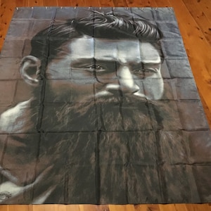 aus seller 6x5 ft shower curtain collectable  memorabilia NED KELLY Genuine merchandise AUSSIE Bushranger banner flag wall hanging Man cave