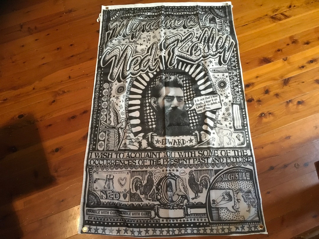 Aus Seller 3 X2 Foot Collectable Memorabilia NED KELLY Genuine ...