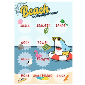 Beach Scavenger Hunt