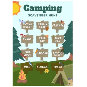 Camping Schnitzeljagd
