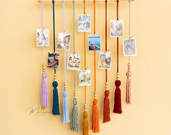 Expositor de fotos Instax para decoração de parede de aniversário