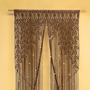 Boho Long Macrame Door Curtain for Modern Farmhouse Home Decoration