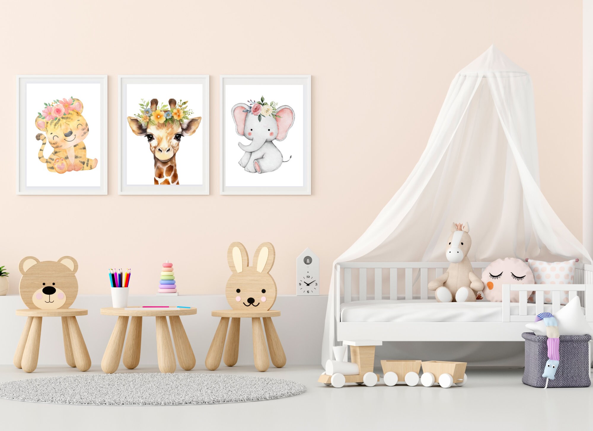 Nursery Zoo Theme Posters - Etsy