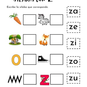 Activités de syllabes