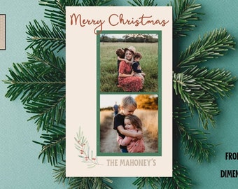 Christmas Photo Card Template