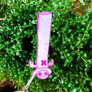 Tony Tony Chopper-sticker: anime uit één stuk, waterdicht vinyl (2 x 5 inch)