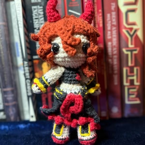 PATTERN - crochet pandemonium night chuuya doll amigurumi