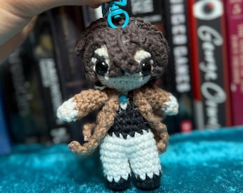 Crochet Dazai Osamu Amigurumi Keychain