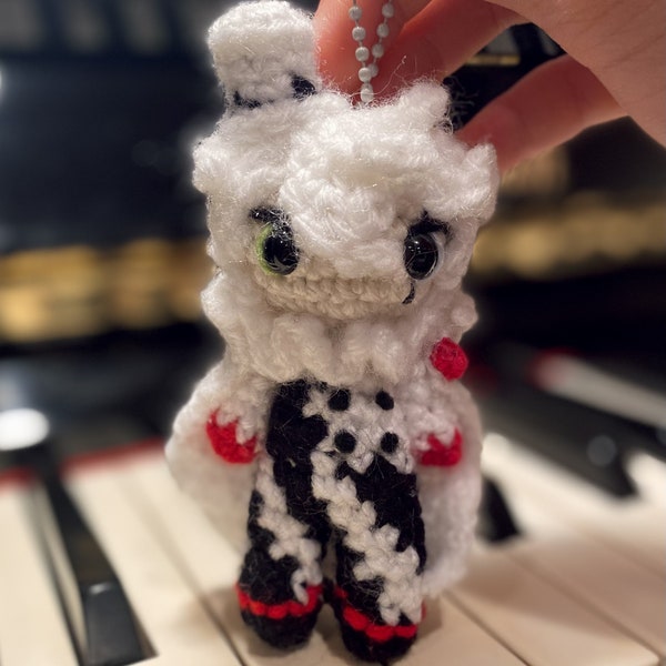 PATTERN - crochet nikolai gogol keychain amigurumi