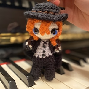 PATTERN - crochet chuuya keychain amigurumi