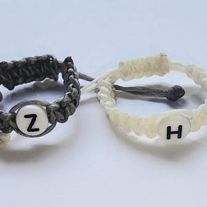TWIN BABY Anklet / Bracelet with Letter