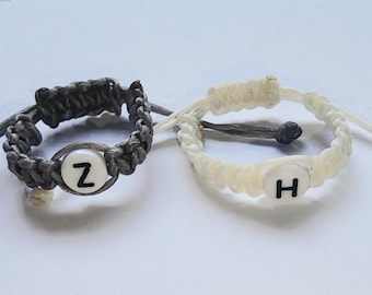 TWIN BABY Anklet / Bracelet with Letter