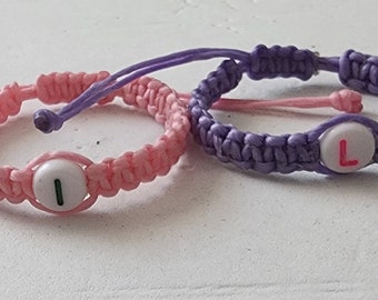 TWIN BABY Anklet / Bracelet with Letter