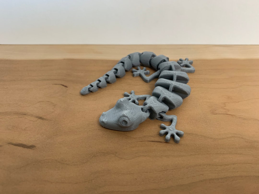 Articulating Lizard 3d Printed Toy for Kids 3d Articulated Etsy