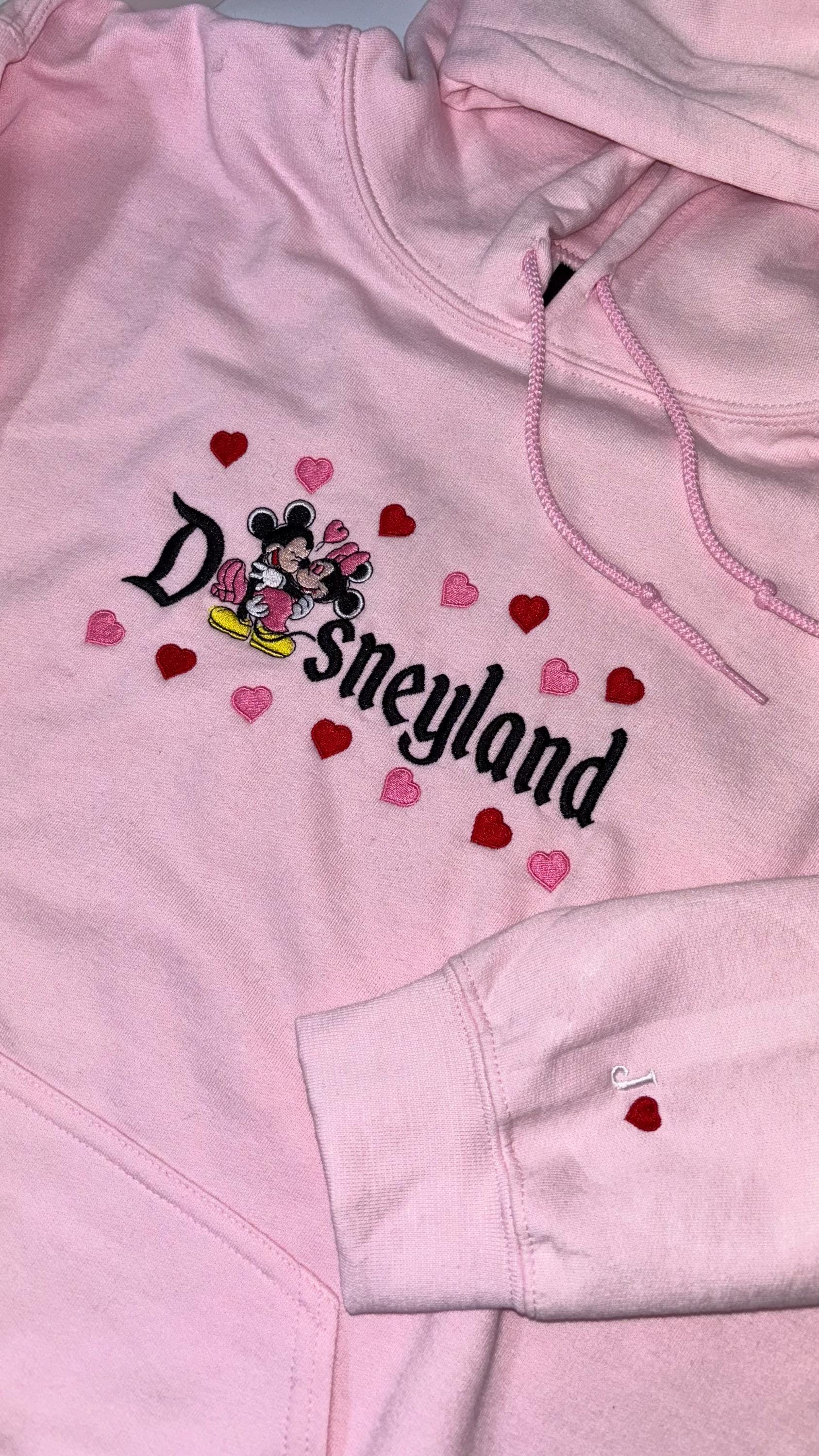 Matching Couple Disneyland sweatshirt, inspired Disney world sweatshirt, Disney sweetheart night Mickey or minnie hoodie - Thumbnail 2