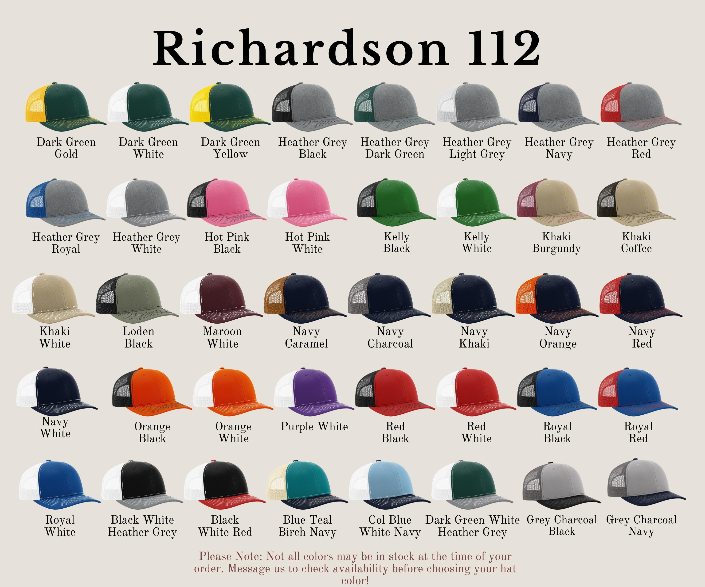 Custom Embroidered Hats | Richardson 112 Trucker Caps | Custom Business Logo | Personalized Hats | Branded Hats | Employee Gift - Thumbnail 7