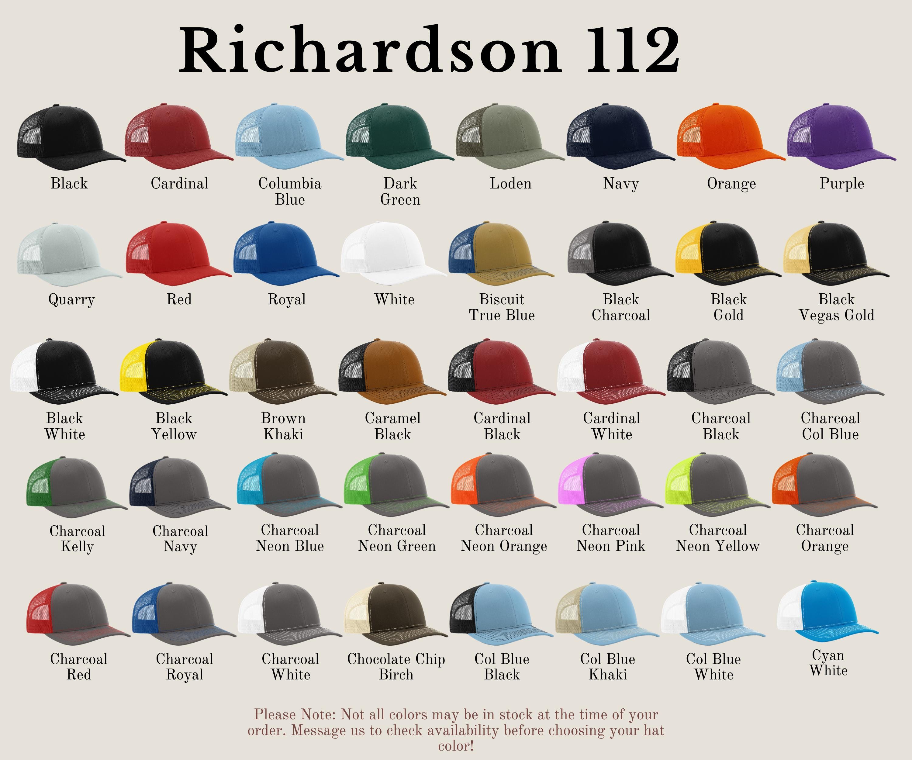 Custom Embroidered Hats | Richardson 112 Trucker Caps | Custom Business Logo | Personalized Hats | Branded Hats | Employee Gift - Thumbnail 6