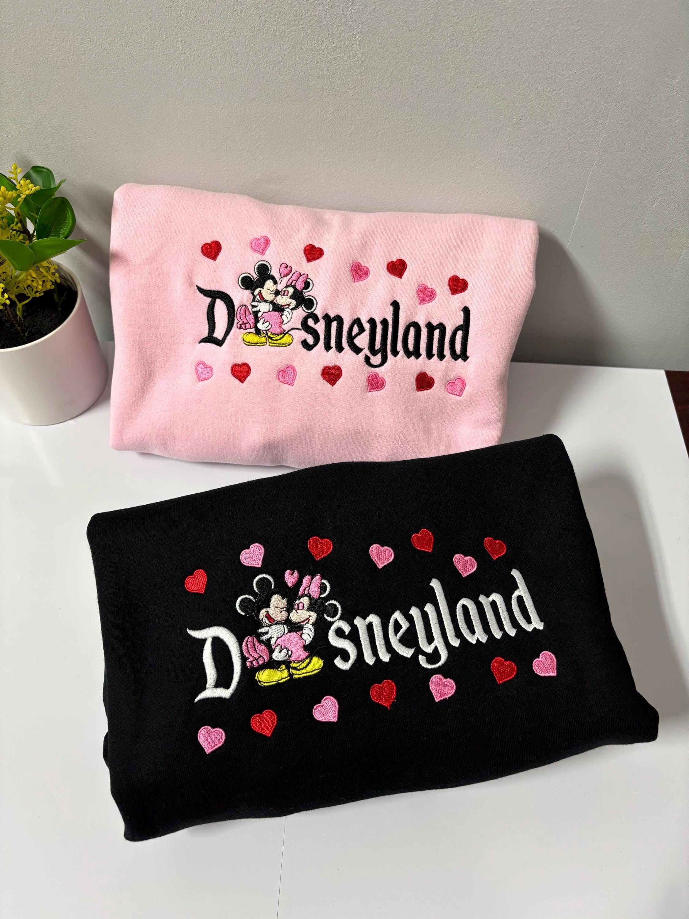 Matching Couple Disneyland sweatshirt, inspired Disney world sweatshirt, Disney sweetheart night Mickey or minnie hoodie - Thumbnail 3