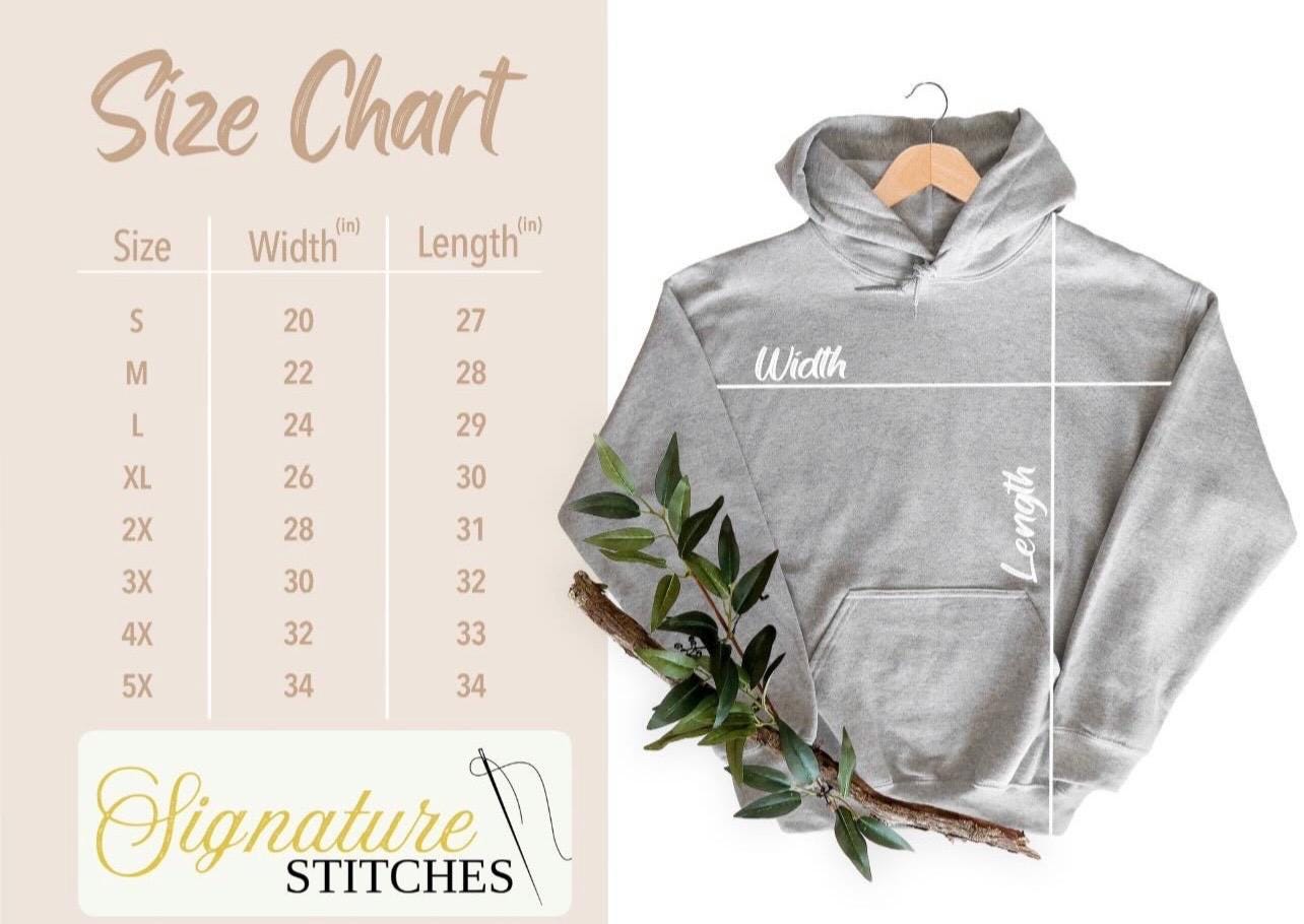 Custom hoodie crewneck listing