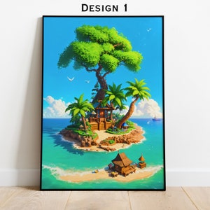 Destiny Islands (Premium Matte Vertical Poster)