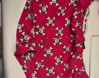 Y2K Paul Frank pajama shorts/boxers for women pink size small