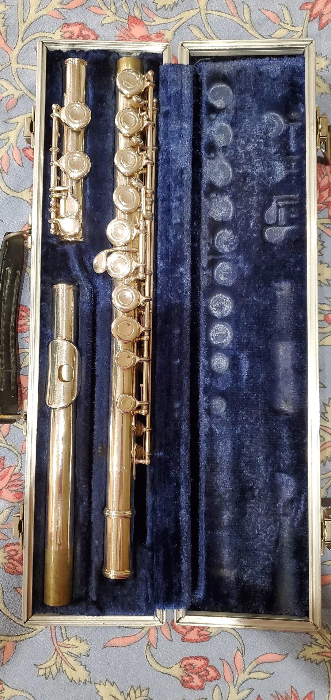 Vintage E. L. Deford Closed Hole Flute With Gemeinhardt Head Joint With