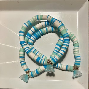 clay bead bracelet