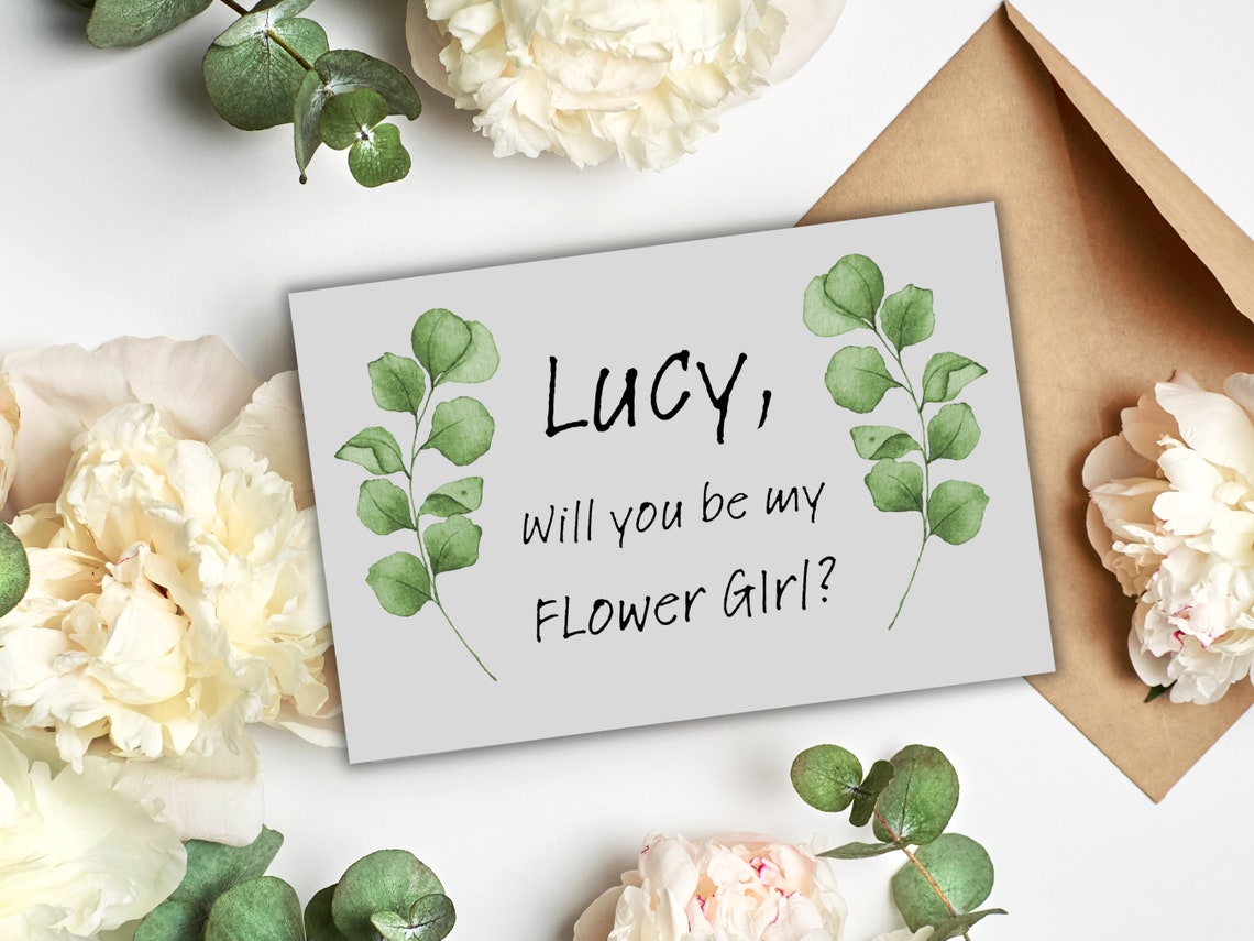 Bridesmaid Proposal Card Template Printable Instant Download Wedding ...
