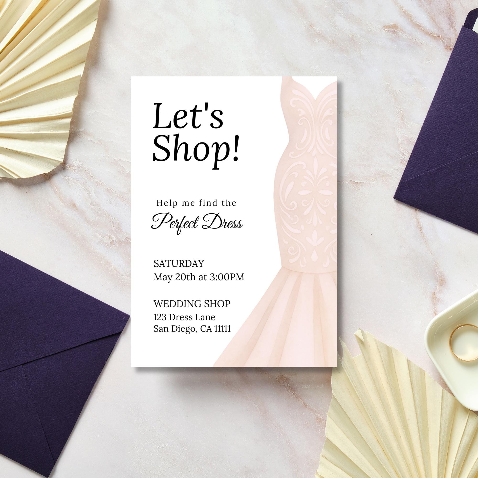 Dress Fitting Invite - Etsy Dress Fitting Invite - Etsy
