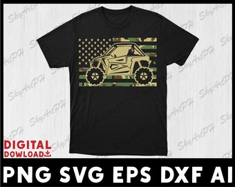 Camouflage American Flag Polaris, Polaris RZR, sxs, utv , RZR clipart, svg,eps,pdf,png, Art & Collectibles,