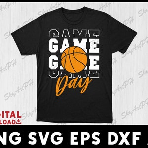 Game Day Basketball SVG: Cut File (Digital Download)