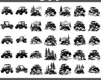 UTV SVG PNG Bundle: 150 Off-Road Designs (Digital Download)