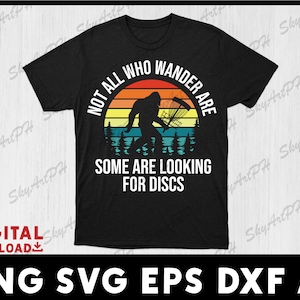 Retro Disc Golf Big Foot ,Cool Theme of a Disc Golf game svg frisbee digital download instant download