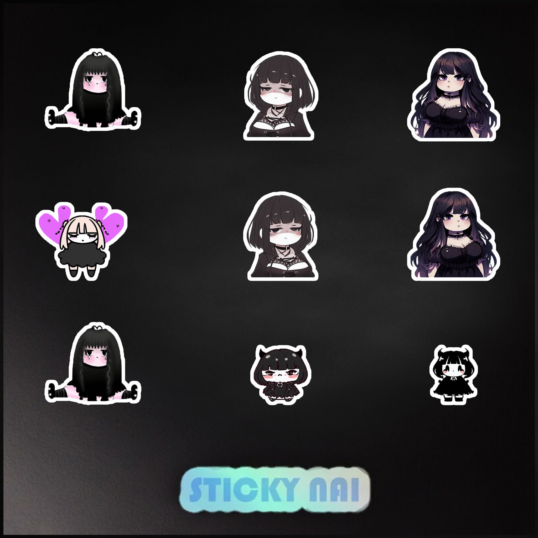 Anime Menhera chan sad why | Sticker