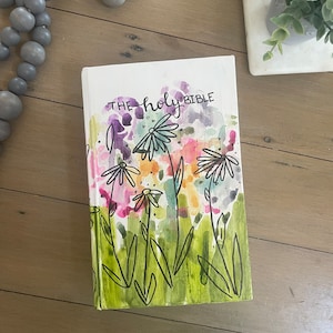 Custom Hand Painted Bible- Send Me Your Bible