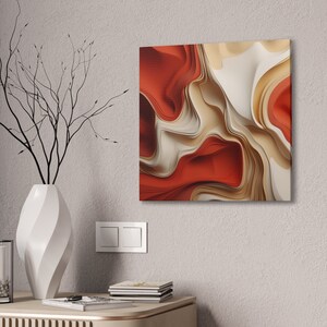 Canvas Gallery Wrap Abstract Contemporary Large Wall Art 3D Artwork Minimalist Home Office Bathroom Decor Designer Art Modern