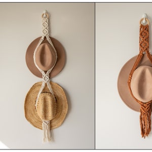 Macrame Hat Hanger