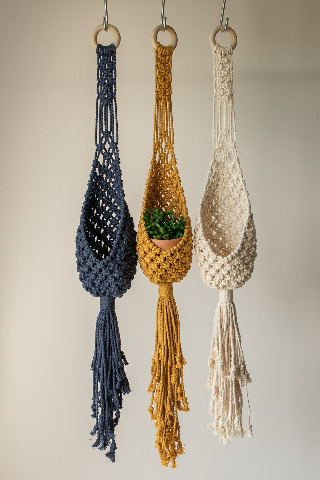 Macrame Pod Macrame Hanging Plant Pods - Etsy Australia