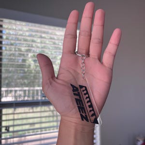 Ateez Logo Acrylic KeyChain