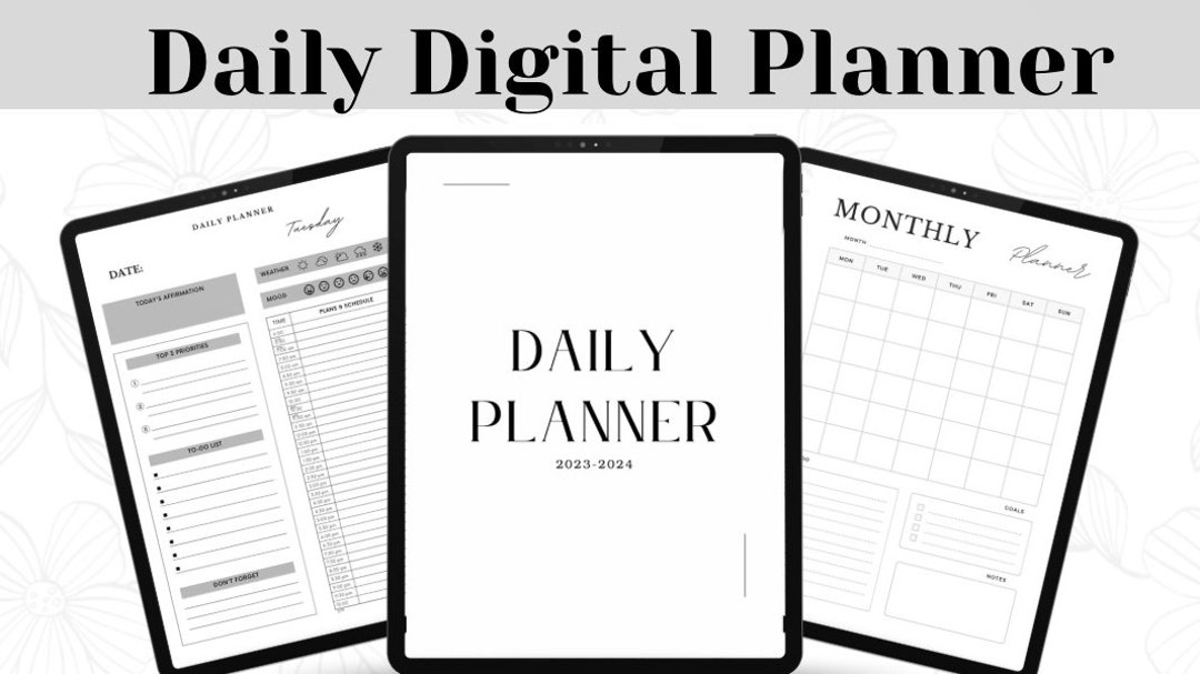Daily Digital Planner 20232023 Etsy