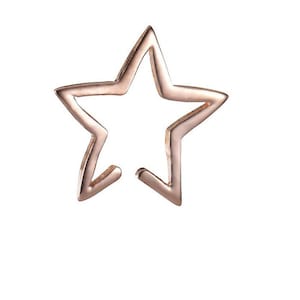 Gold Star Shape Ear Hanging Ear Bone Clip,Gold Star Women Earring , Gift For Her , Gift For Mum , Stud Star Earring ,Cute  Earring ,Handmade