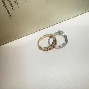 Handmade Style Titanium Steel Plating Open Ring,Gold Stud open ring, SilverTragus Open ring ,Gift for Her ,Gift for You ,Gift for Mum
