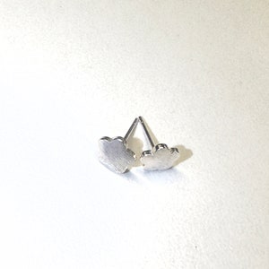 Tiny Flower  Earrings Sterling Silver , Gift For Her , Flower Shaped Earring,Gift For Mum ,Cute sterling Earring
