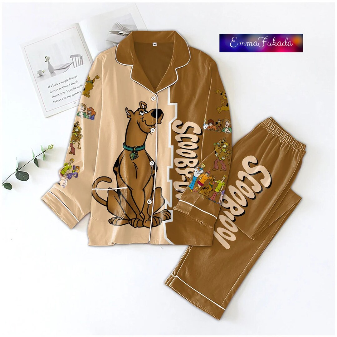 Christmas Scooby Doo Pajamas Scooby Doo Pajamas Set Disney Etsy