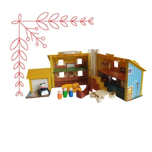 Vintage Fisher Price Play Family House #952