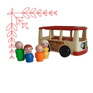 Vintage Fisher Price Play Family Mini-Van #141
