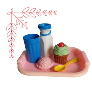 Vintage Fisher Price Ice Cream Treat Pretend Food #2196