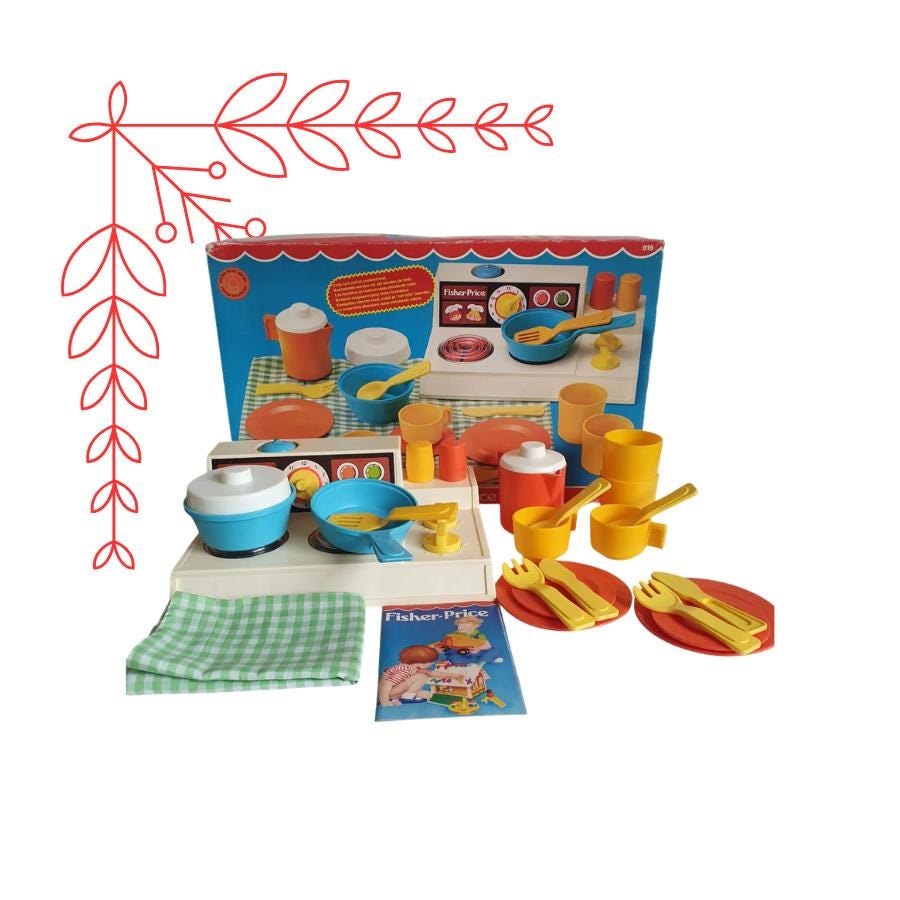 Fisher Price Cooking Set - Etsy